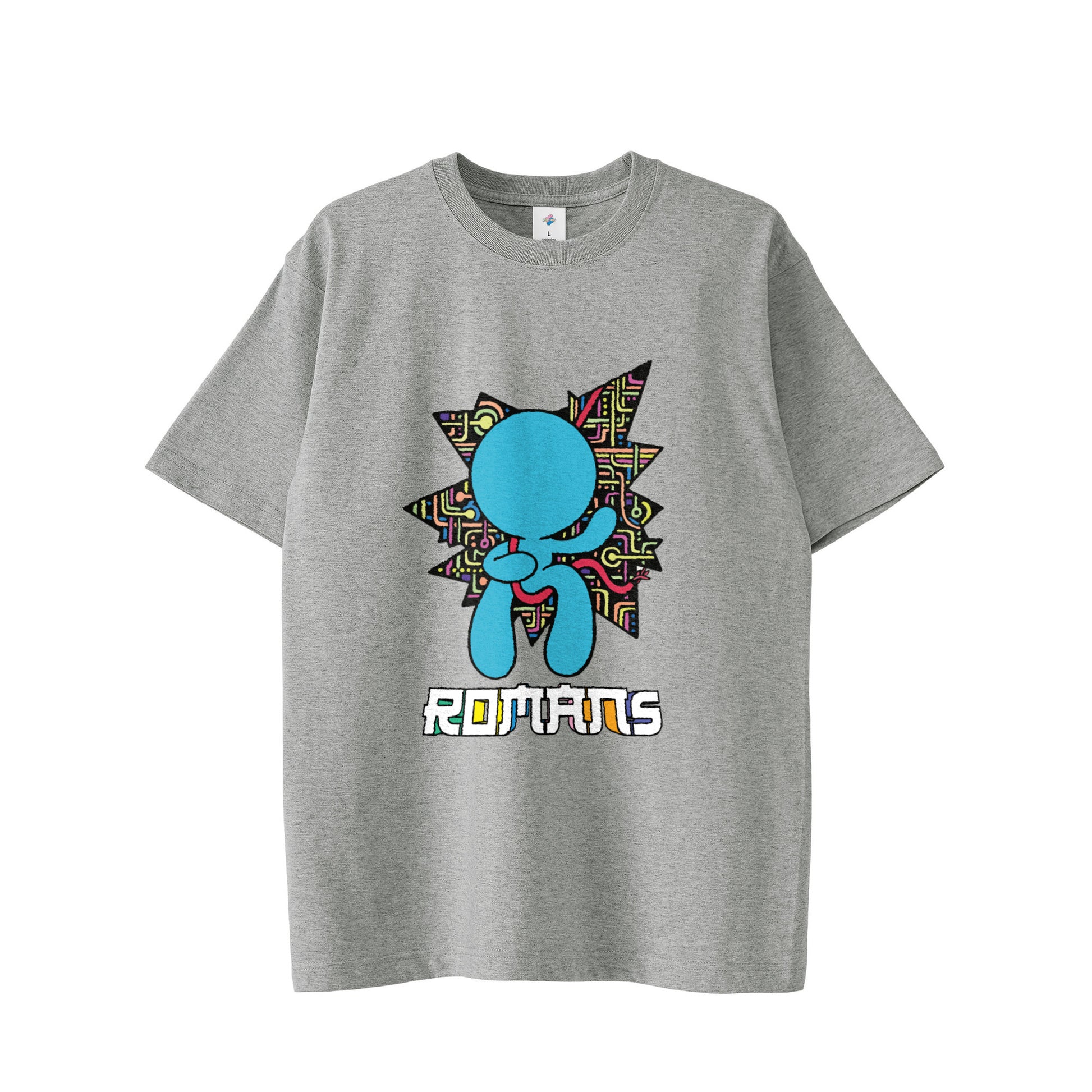 【Tシャツ】テクノロジー×ロスト・イン・フェイス gray image