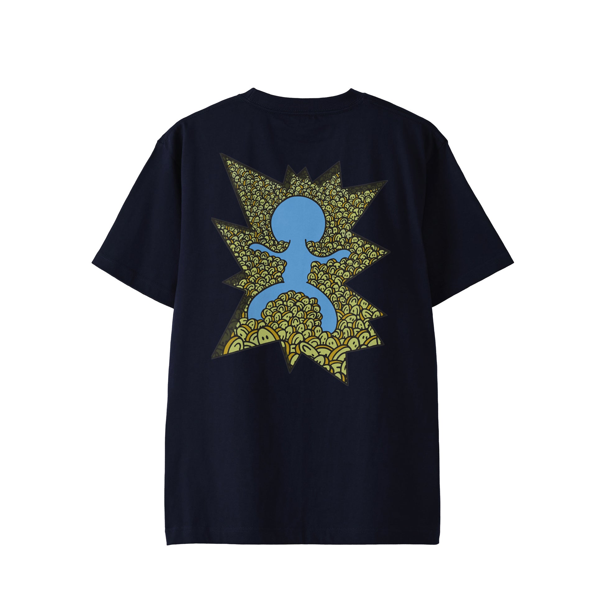 【Tシャツ】テクノロジー×ロスト・イン・フェイス navy image