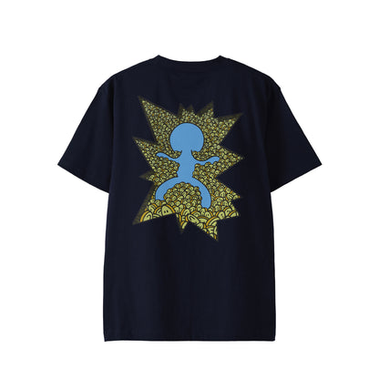 【Tシャツ】テクノロジー×ロスト・イン・フェイス navy image
