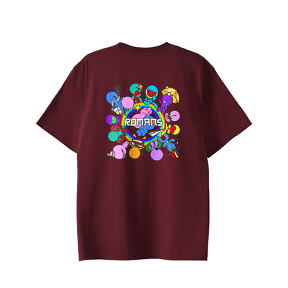 【Tシャツ】ローマンズ軍団両面 burgundy image
