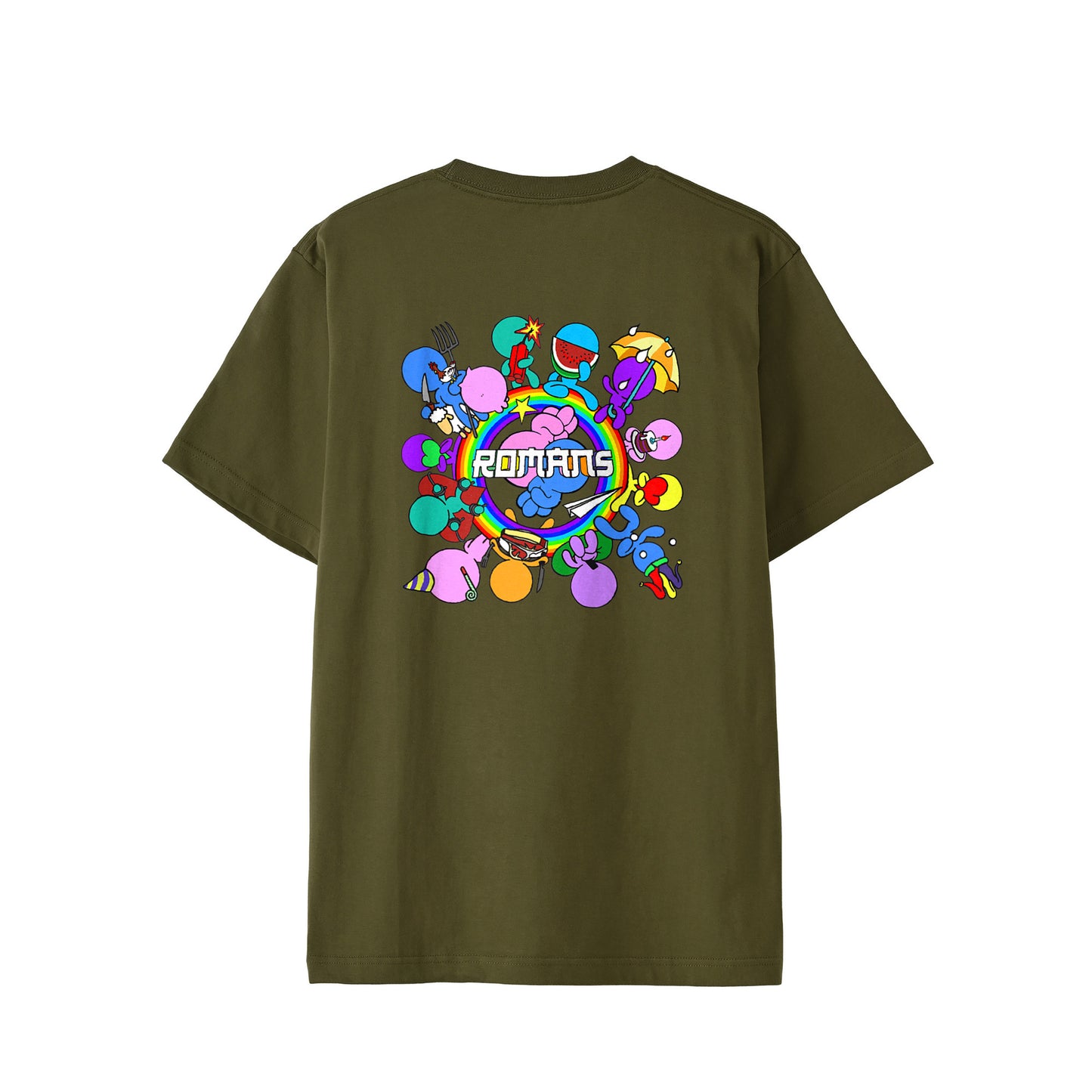 【Tシャツ】ローマンズ軍団両面 olive-drab image