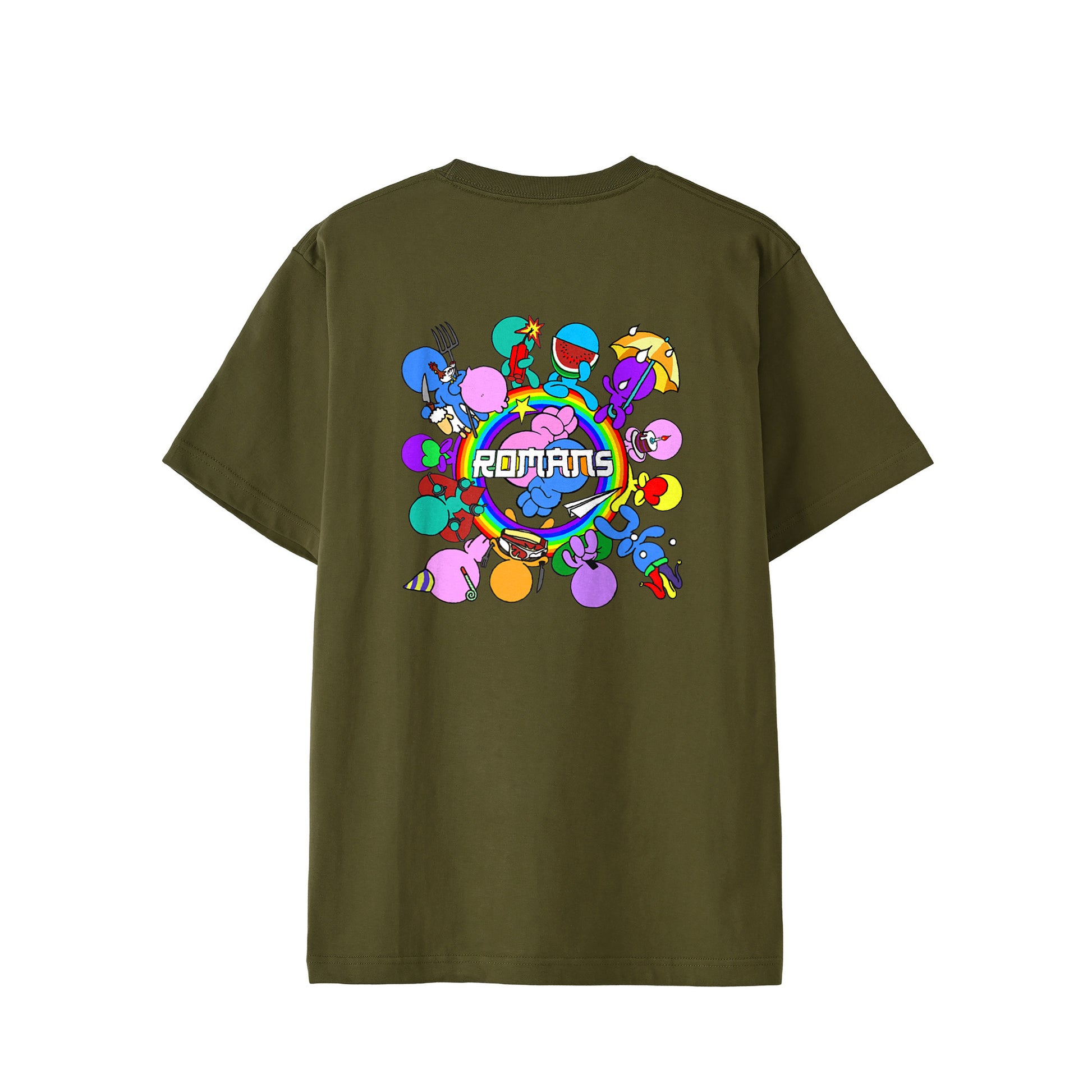 【Tシャツ】ローマンズ軍団両面 olive-drab image