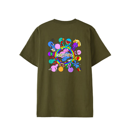 【Tシャツ】ローマンズ軍団両面 olive-drab image