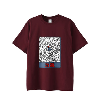 【Tシャツ】意識（前） burgundy image