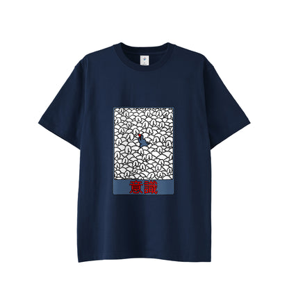 【Tシャツ】意識（前） indigo image