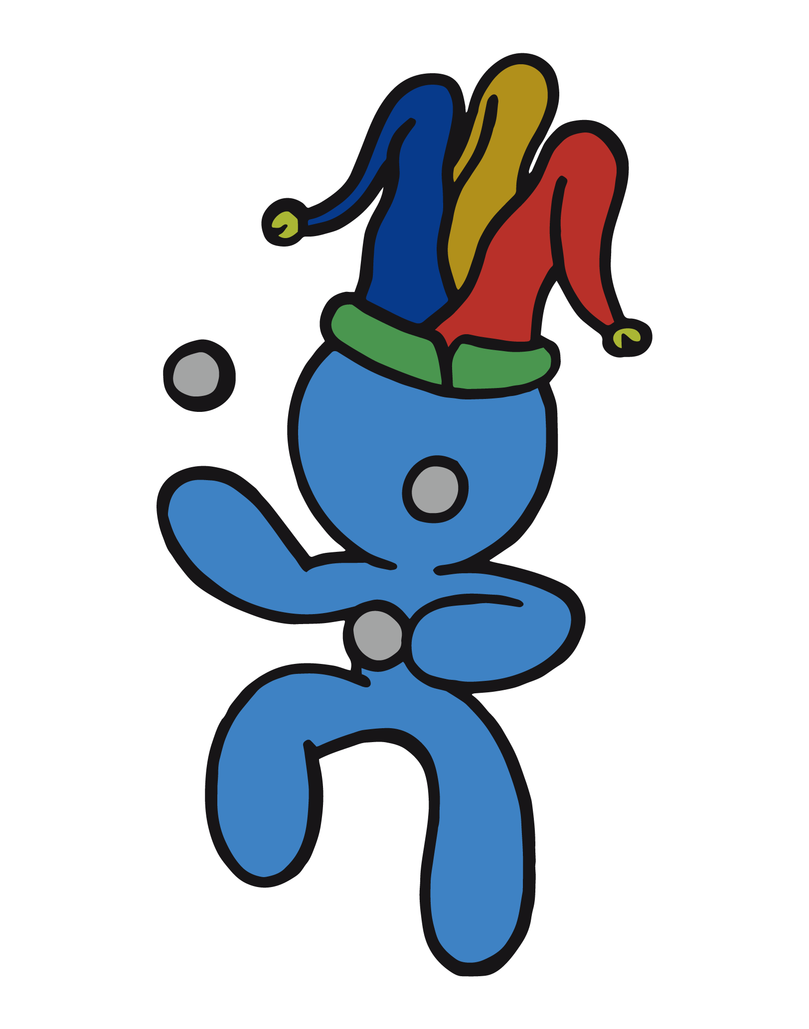 Blue jester